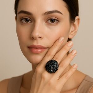 RACHEL Rachel Roy Blue Statement Ring